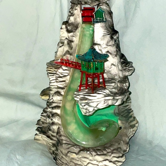 Penn Plax Vintage 1974 Oriental Water Mill Fish Tank Aerator - Picture 2 of 9